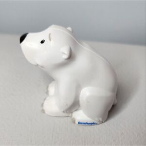 Fisher Price Polar Bear Little People Animal Figure Toy 2018 Mattel Replacement